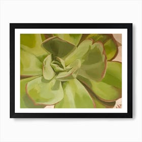 Heart of the Succulent Art Print