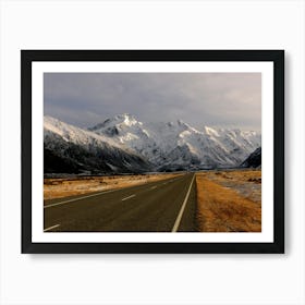 Road To Mount Cook Art Print