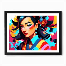 Asian Girl 16 Art Print