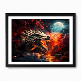 Dragon Lake Art Print