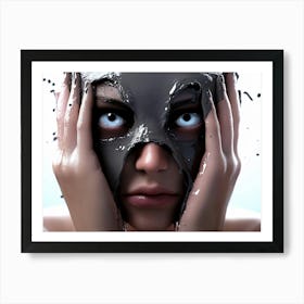 Face Mask 2 Art Print