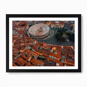 Arena Di Verona in Italy Wall Art Picture Print Art Print