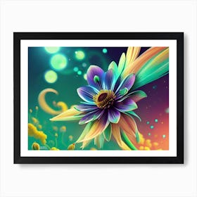 Colorful Flower Art Print