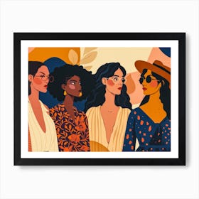 Group Of Women 27 Art Print