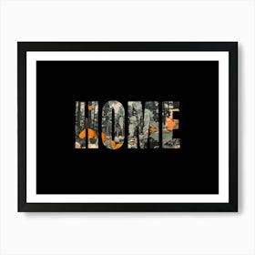 Home Poster Forest Photo Collage 7 Art Print