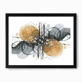 Abstract Swirls 2 Art Print