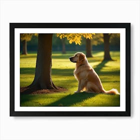 Golden Retriever Dog Art Print