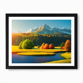 Autumn In The Mountains 3 Art Print