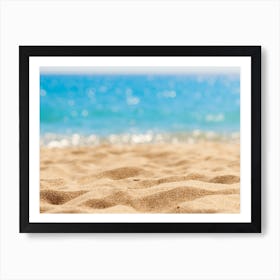 Sand On The Beach Art Print