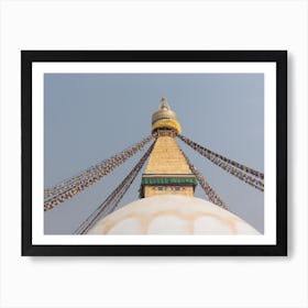 Nepal Buddhist Temple Póster