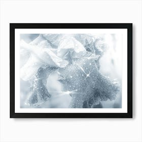 Glass Crystal Flower With Shine Art Print