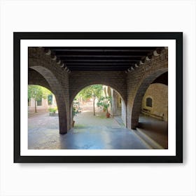 Archway To Garden Art Print