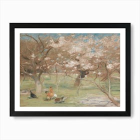 Blossoming Cherry Trees Poster