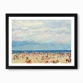 Day At The Beach 1 Art Print