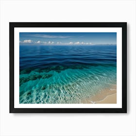 Beach At Sunrise Art Print