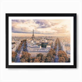 Paris The City Of Lights Art Print