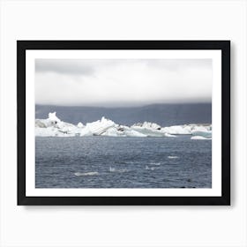 Glacier Flat Art Print