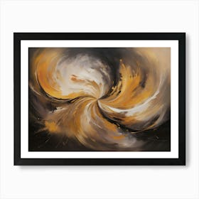 Shimmering whirlwind of emotions Art Print