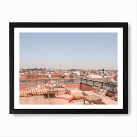 Marrakech Morocco Roof Top View 2 Art Print