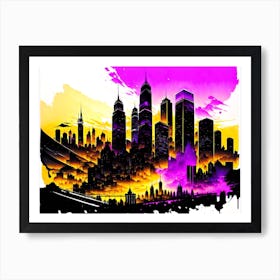 Cityscape 3 Art Print