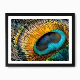 Peacock Feather Art Print