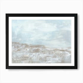 Astonishing - Abstract Landscape Painting, Soft Texture Coastal Art Art Print