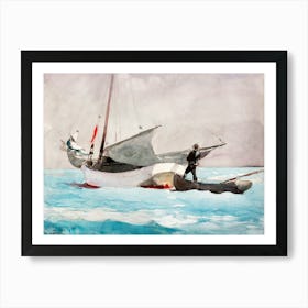 Stowing Sail (1903), Winslow Homer Art Print