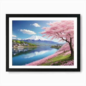 Cherry Blossoms In Japan 11 Art Print