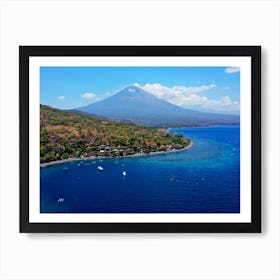 Wanderlust Aerial View Of Bali Art Print