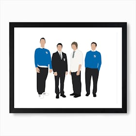 The Inbetweeners Art Print