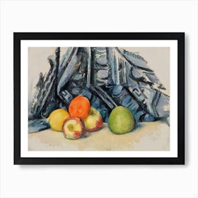 Apples And Cloth, Paul Cézanne Art Print