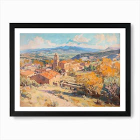 Western Landscapes Santa Fe New Mexico 4 Art Print