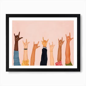 Rock On! Art Print