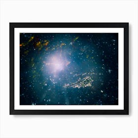 Galaxy Abstract Colorful Background Art Print