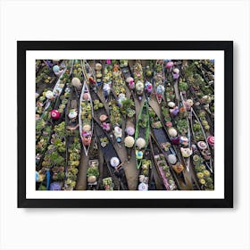 Pasar Terapung Art Print