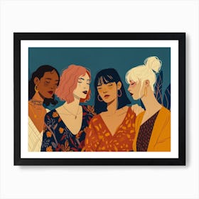 Group Of Women 4 Art Print