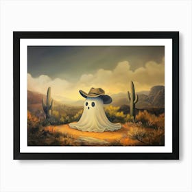 Ghost In The Desert 3 Art Print