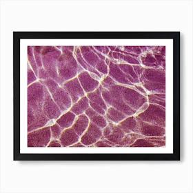 Purple Water Art Print