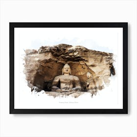 Yungang Caves, Datong, China Art Print