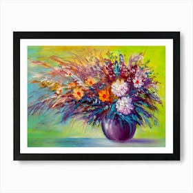 Flowers In A Vase 25 Art Print