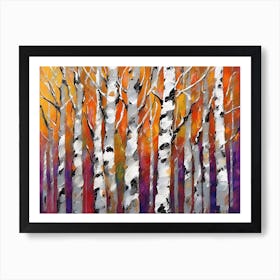 Birch Trees 1 Art Print