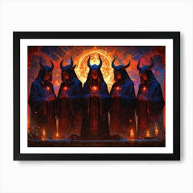 Demons Of Hell Art Print