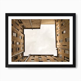 Hinterhof 12 Art Print