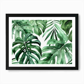 Tropical Leaves 135 Art Print