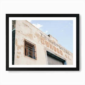 Old transportation building // Valencia, Spain, Travel Photography Art Print