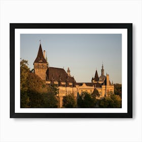 Castle Sunset Art Print