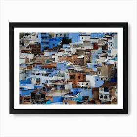 Blue City Of Chefchaouen Art Print