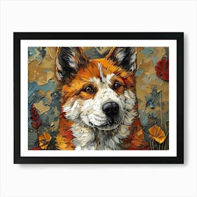 Akita Fine Art Portrait 1 Poster