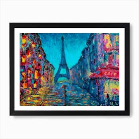 Paris At Night Art Print