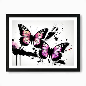 Butterfly Painting 189 Art Print